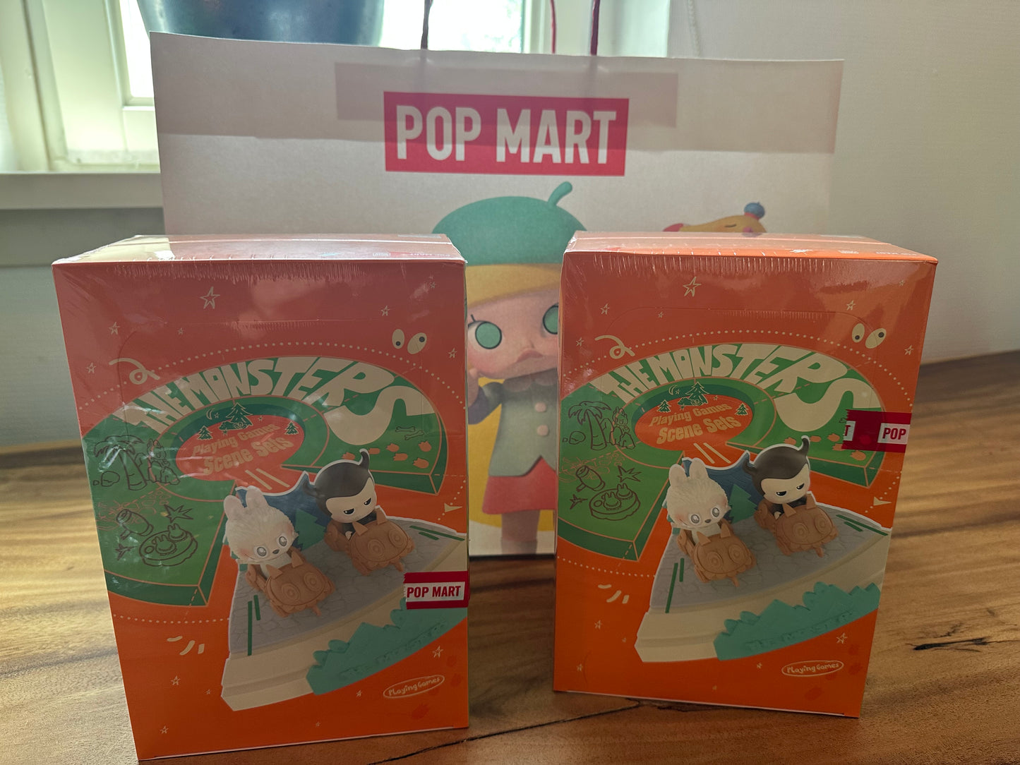 POP MART THE MONSTERS Labubu Playing Games Series Scènesets POPMART Blind Box (100% POP MART Origineel)