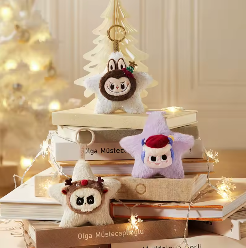 POP MART THE MONSTERS LABUBU Classic Series-Sparkly Plush Pendant Blind Box (100% POP MART Origineel)
