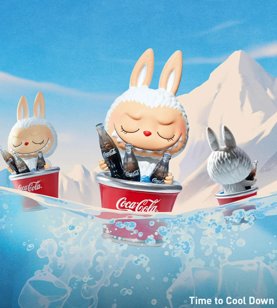 POP MART THE MONSTERS LABUBU COCA-COLA Series Figuren Blind Box (1st) (100% POP MART Origineel)