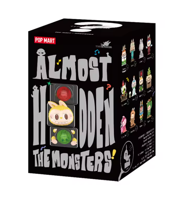 POP MART THE MONSTERS Labubu Almost Hidden Series (1st of set 12st) Mystery Box van Kasing Lung POPMART Blind Box (100% POP MART Origineel)