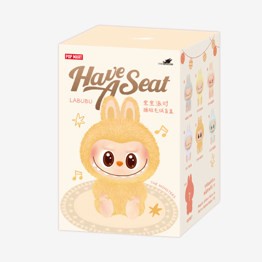 POP MART THE MONSTERS LABUBU - Have a Seat Vinyl Plush Blind Box (100% POP MART Origineel)