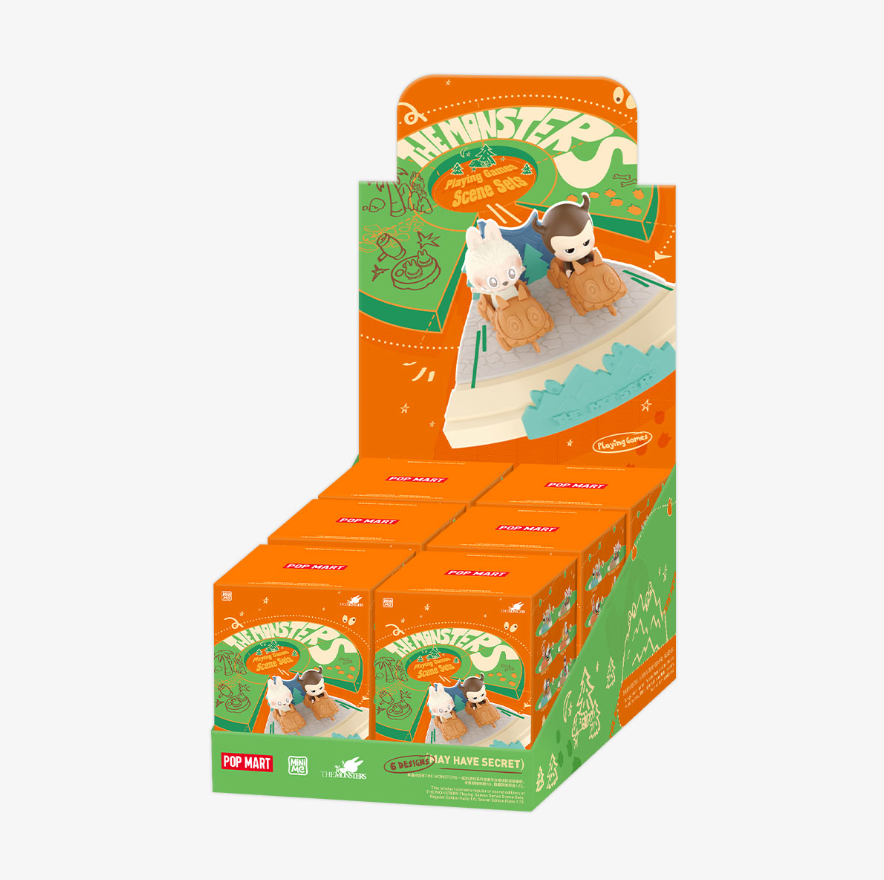 POP MART THE MONSTERS Labubu Playing Games Series Scènesets POPMART Blind Box (100% POP MART Origineel)
