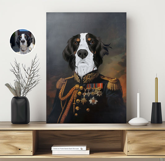 Koninklijk Huisdierportret - De Generaal
