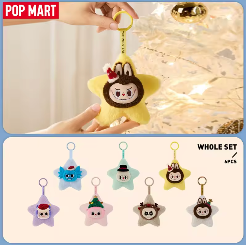 POP MART THE MONSTERS LABUBU Classic Series-Sparkly Plush Pendant Blind Box (100% POP MART Origineel)