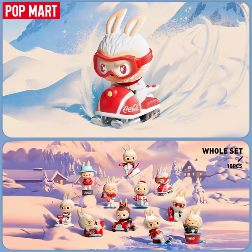 POP MART THE MONSTERS LABUBU COCA-COLA Series Figuren Blind Box (1st) (100% POP MART Origineel)