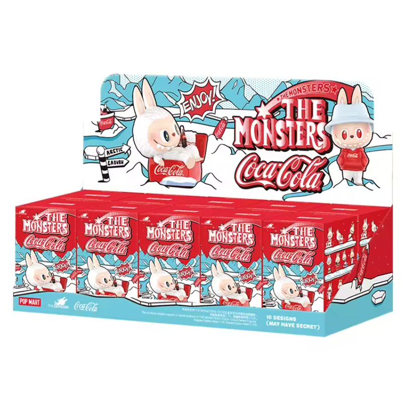 POP MART THE MONSTERS LABUBU COCA-COLA Series Figuren Blind Box (1st) (100% POP MART Origineel)