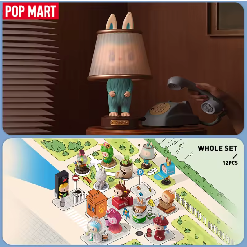 POP MART THE MONSTERS Labubu Almost Hidden Series (1st of set 12st) Mystery Box van Kasing Lung POPMART Blind Box (100% POP MART Origineel)