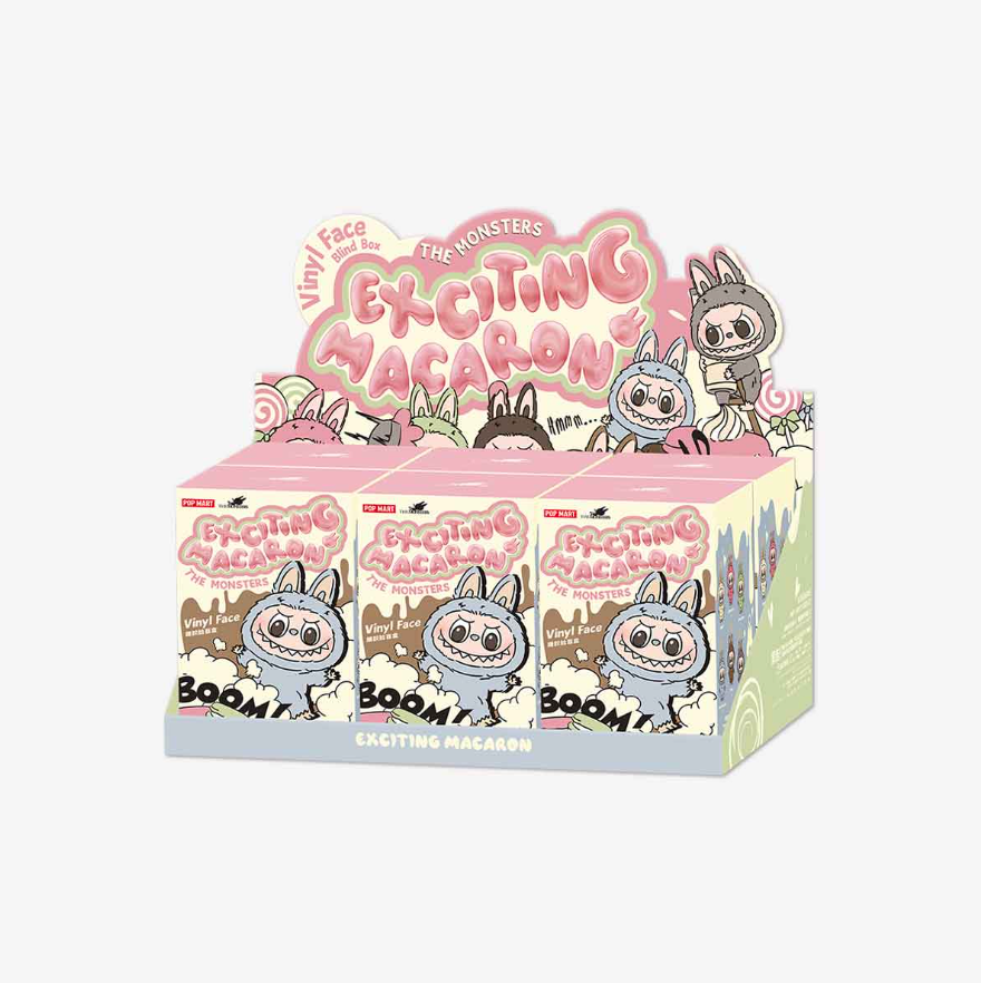 POP MART THE MONSTERS LABUBU - Exciting Macaron Vinyl Face Blind Box (100% POP MART Origineel)