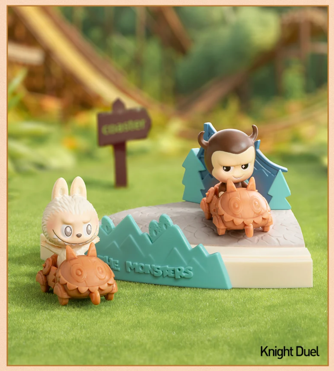 POP MART THE MONSTERS Labubu Playing Games Series Scènesets POPMART Blind Box (100% POP MART Origineel)
