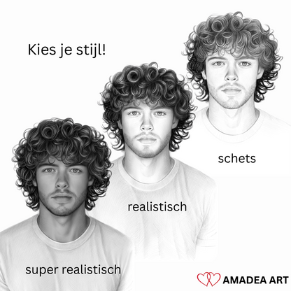 Huisdierportret in Potlood