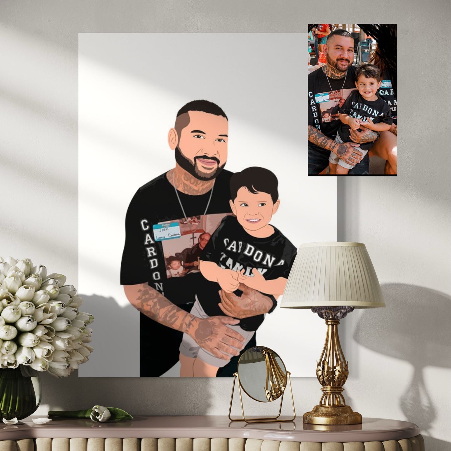 Illustratief Familieportret