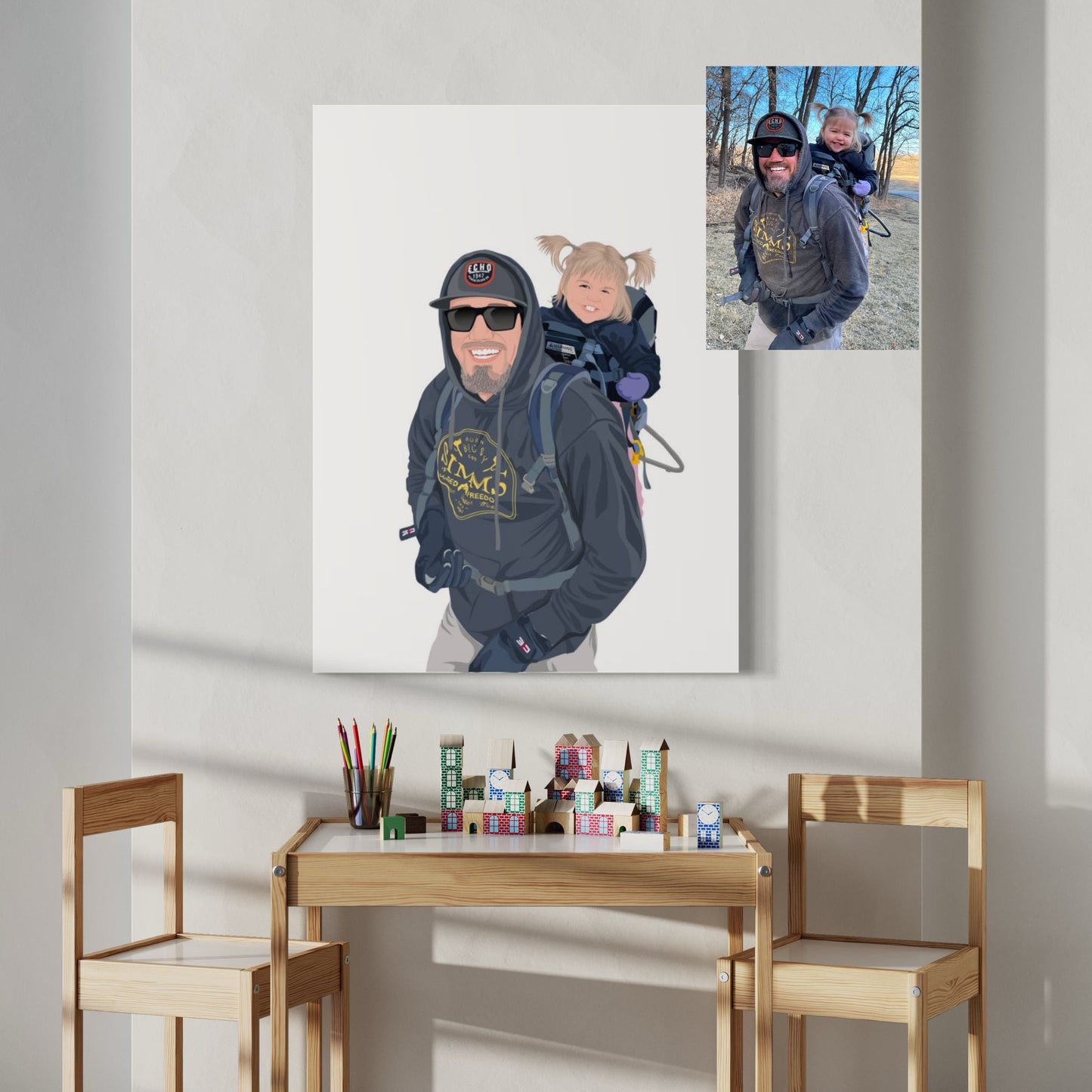 Illustratief Familieportret