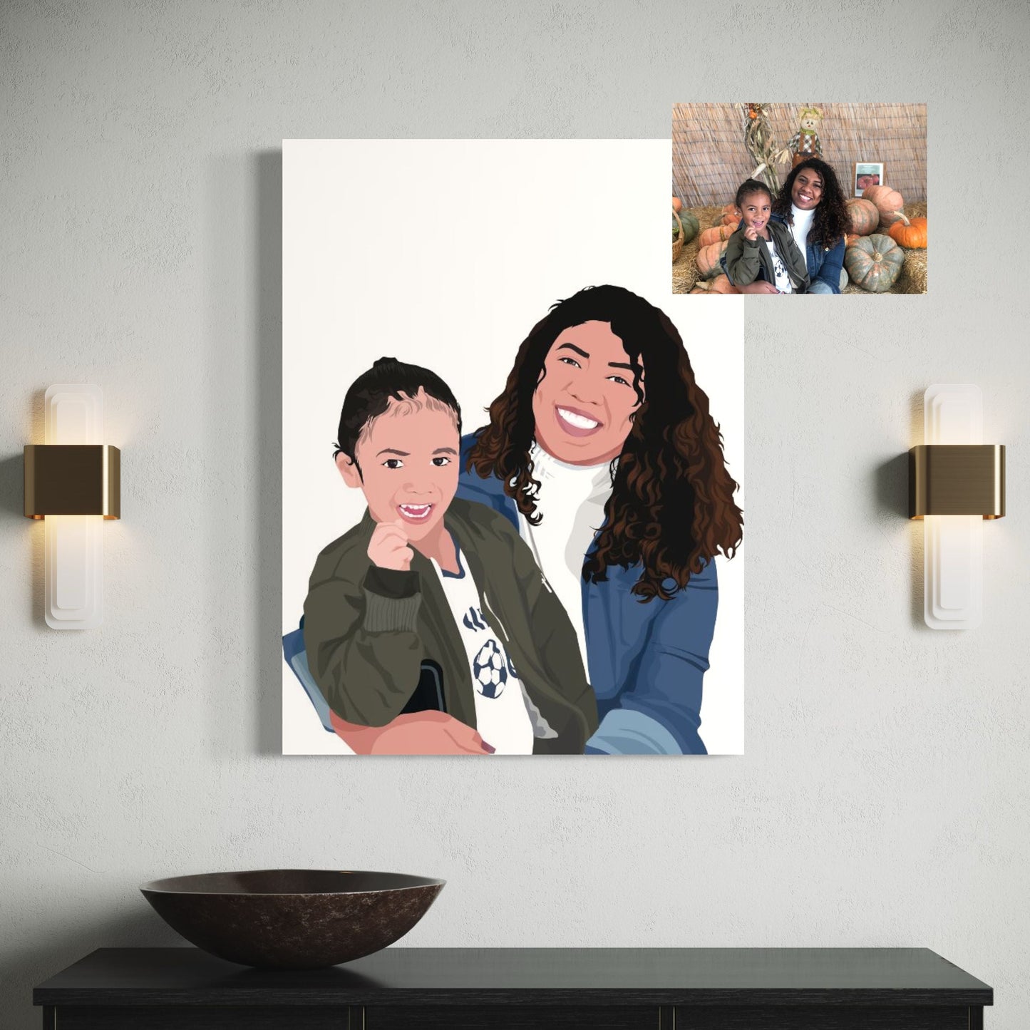 Illustratief Familieportret