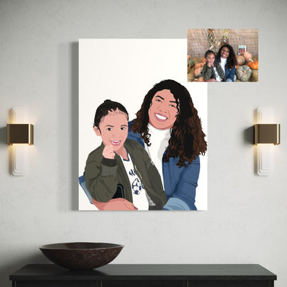 Illustratief Familieportret