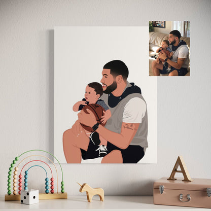 Illustratief Familieportret