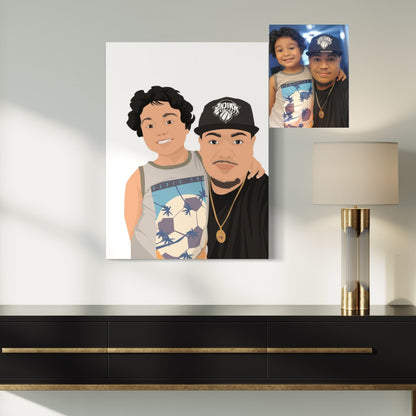 Illustratief Familieportret