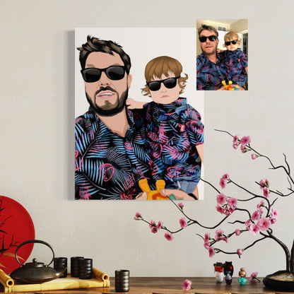 Illustratief Familieportret
