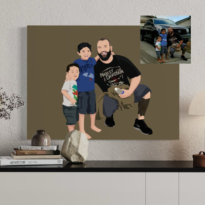 Illustratief Familieportret