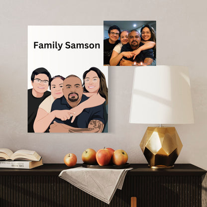 Illustratief Familieportret