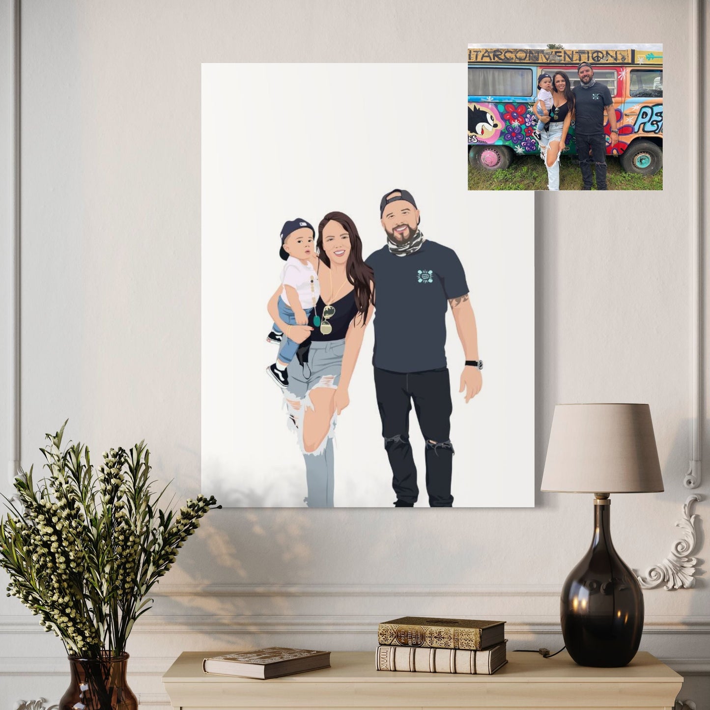 Illustratief Familieportret