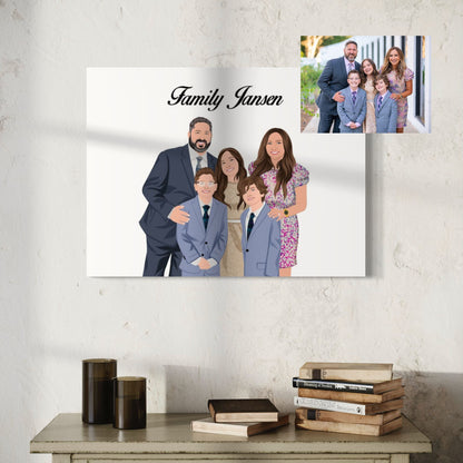 Illustratief Familieportret