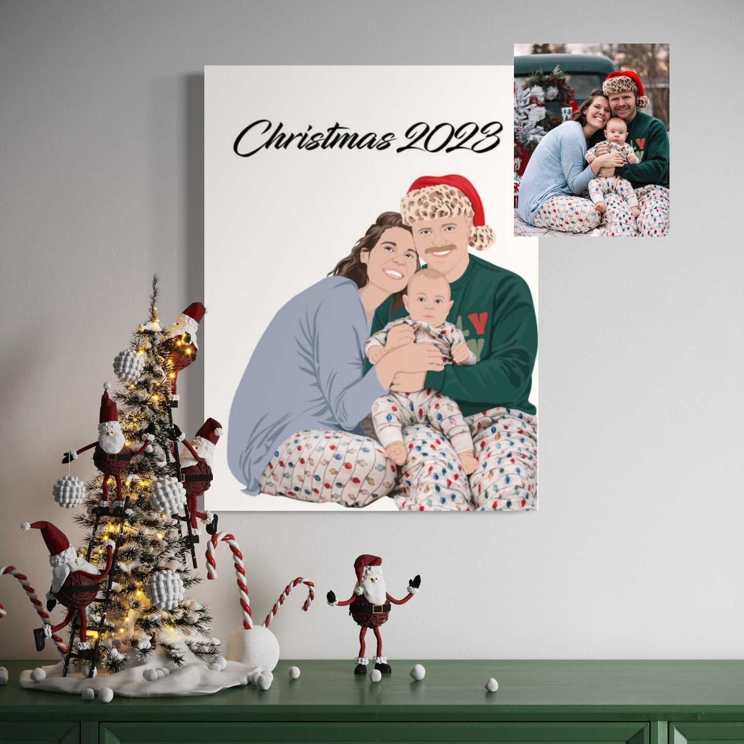 Illustratief Familieportret
