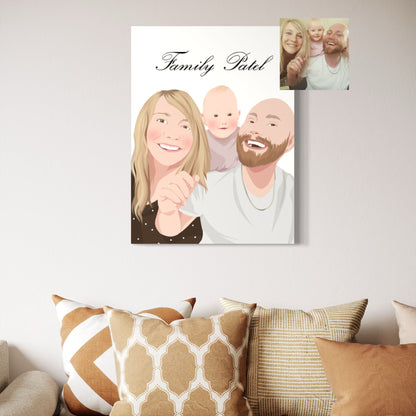Illustratief Familieportret