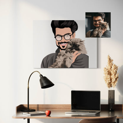 Illustratief Huisdierportret