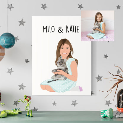 Illustratief Huisdierportret