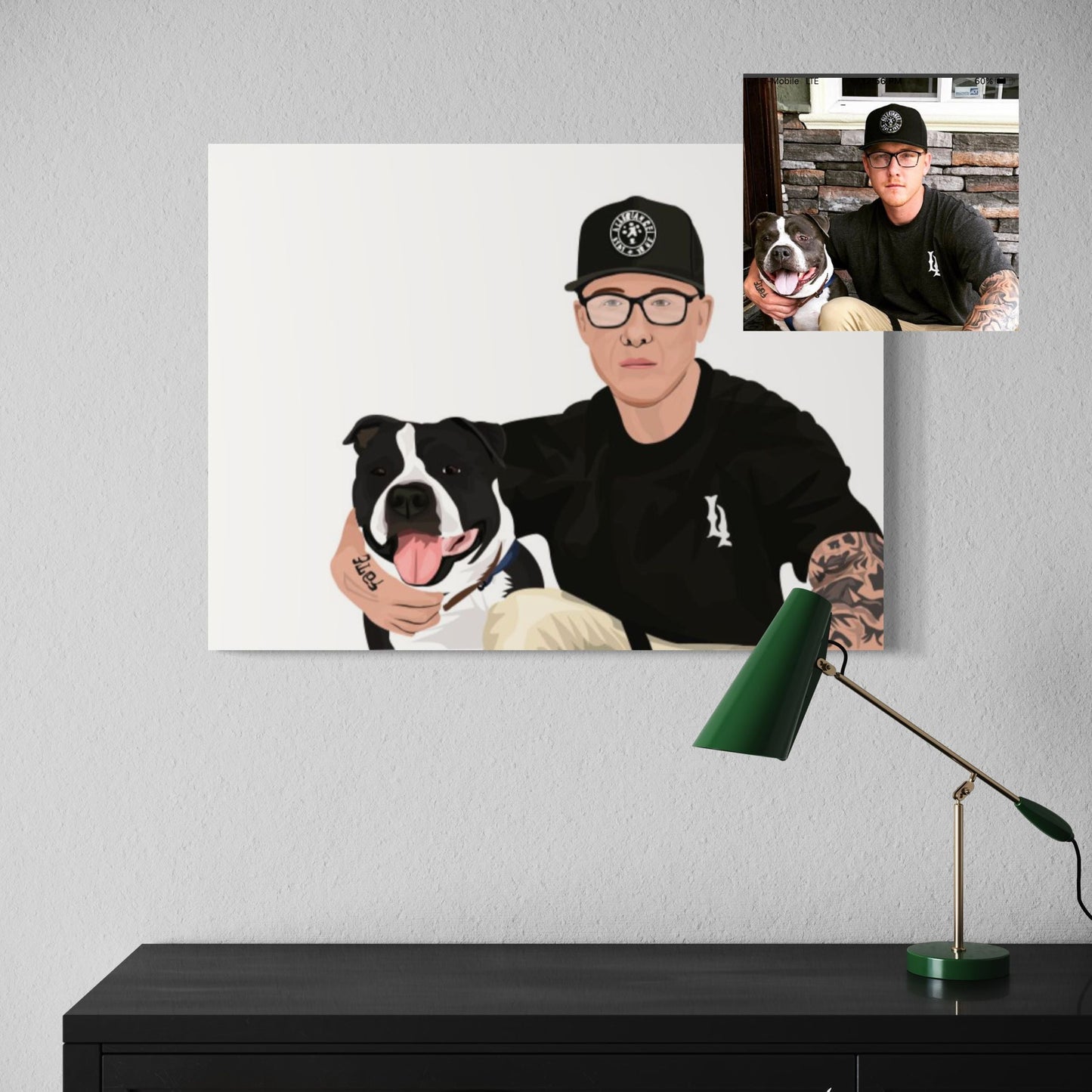 Illustratief Huisdierportret