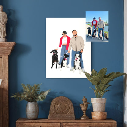Illustratief Huisdierportret