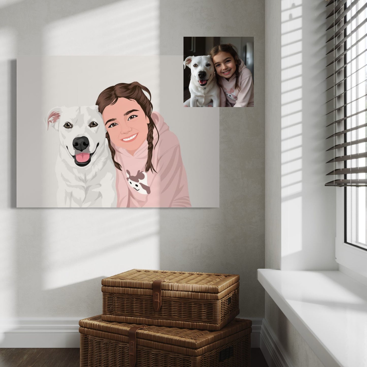 Illustratief Huisdierportret