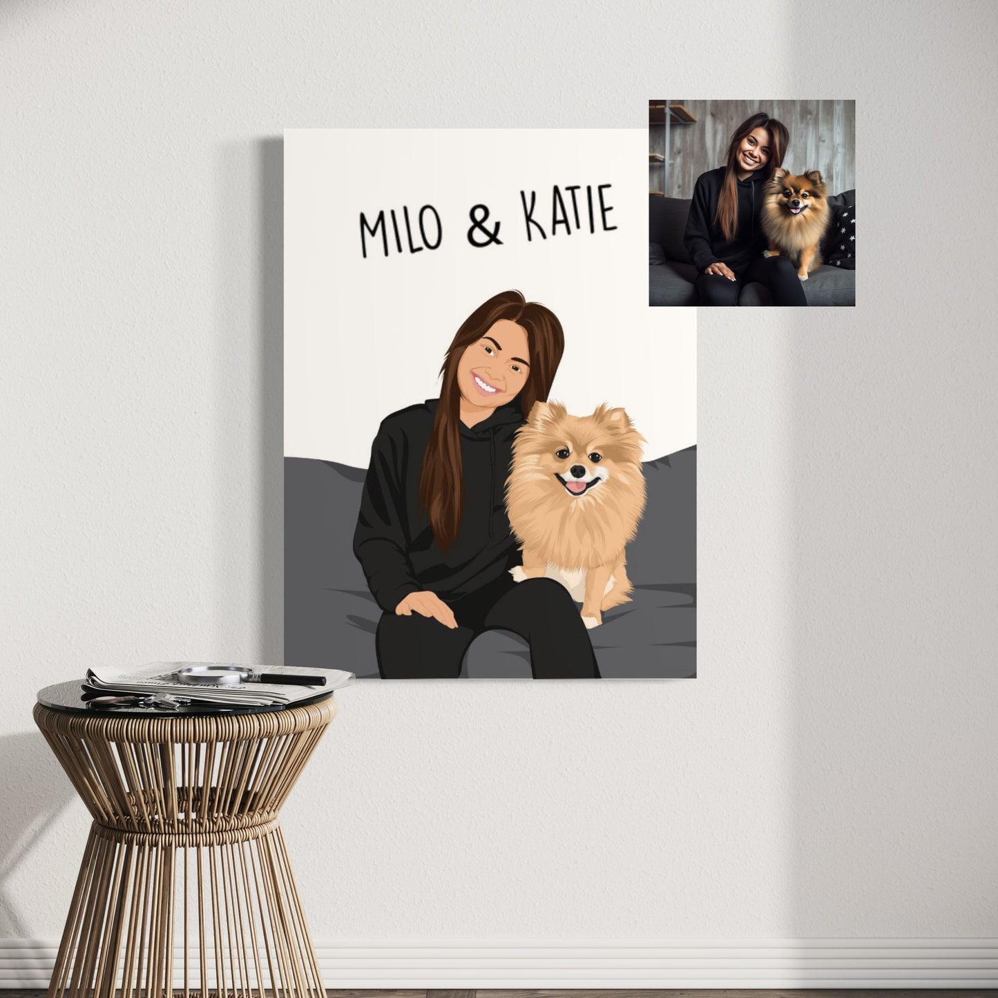 Illustratief Huisdierportret