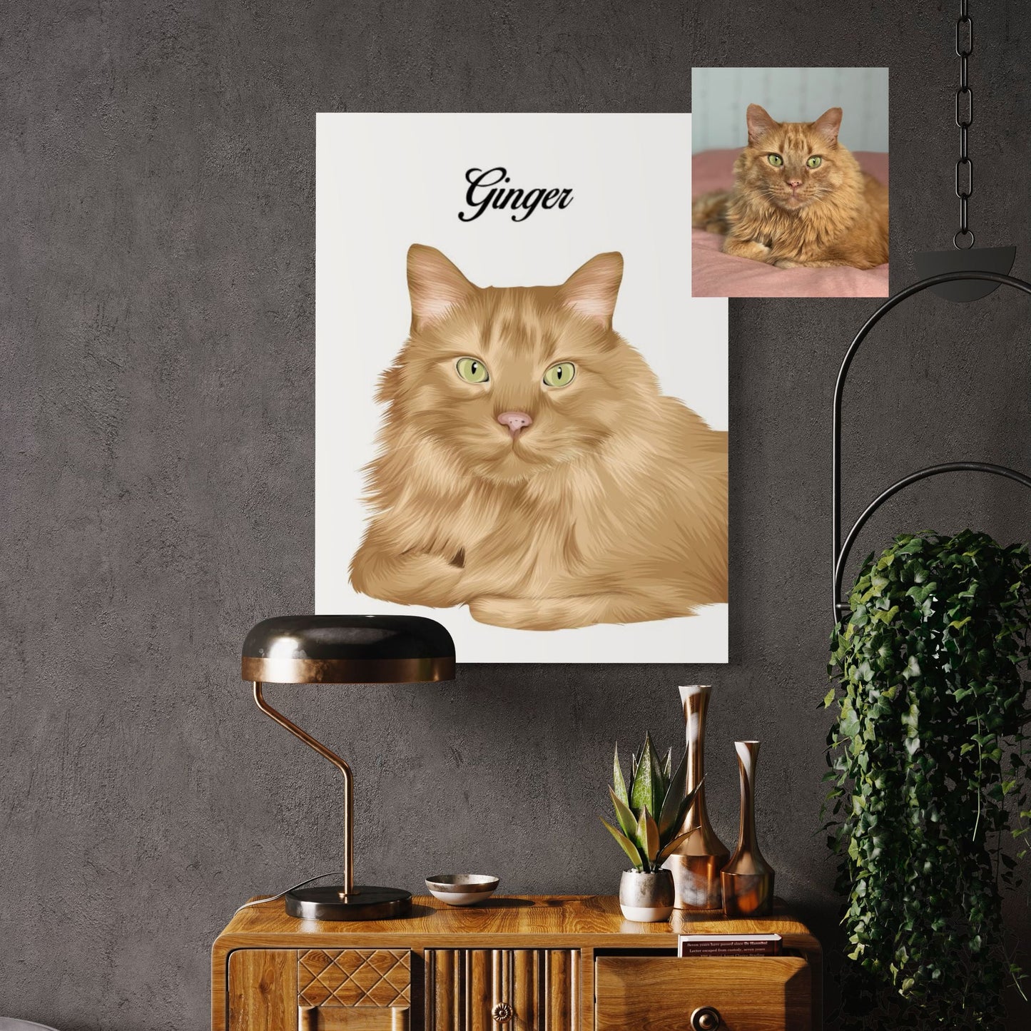 Illustratief Huisdierportret