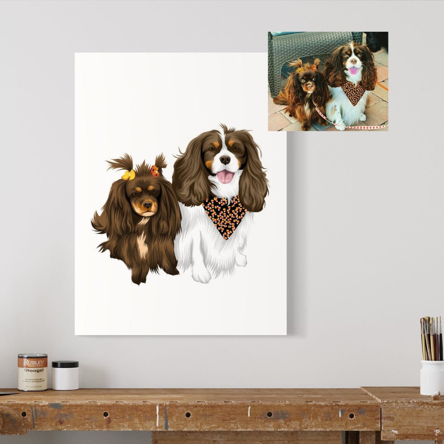Illustratief Huisdierportret