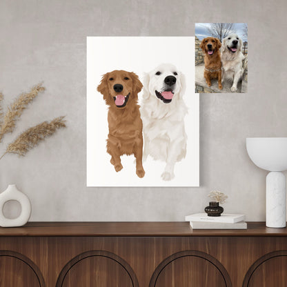 Illustratief Huisdierportret