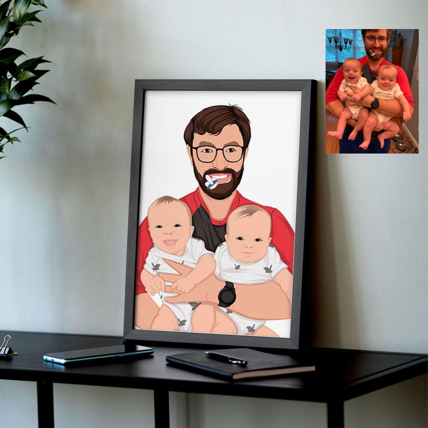 Illustratief Familieportret