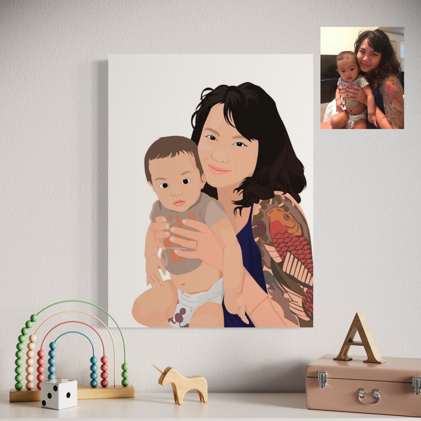 Illustratief Familieportret