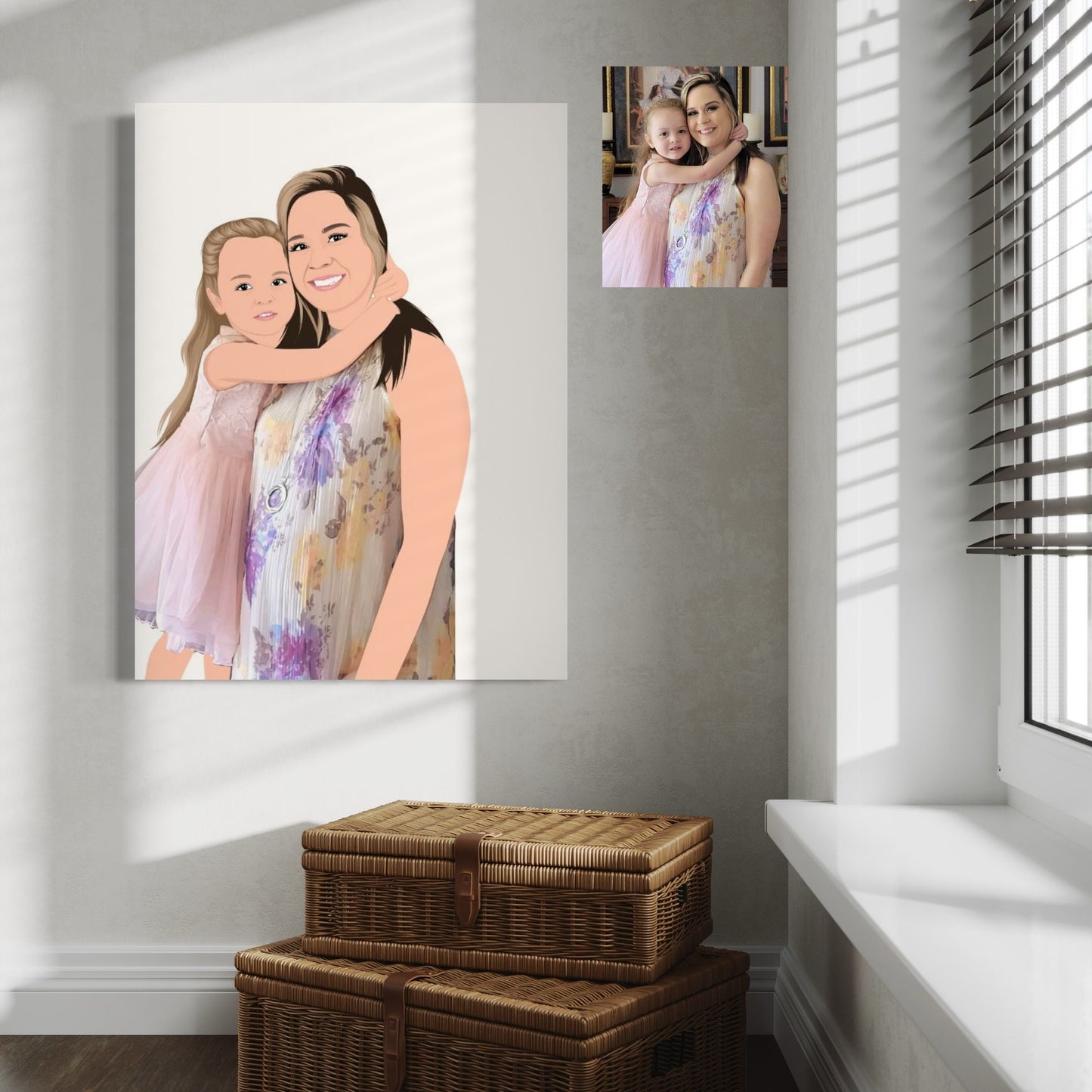 Illustratief Familieportret
