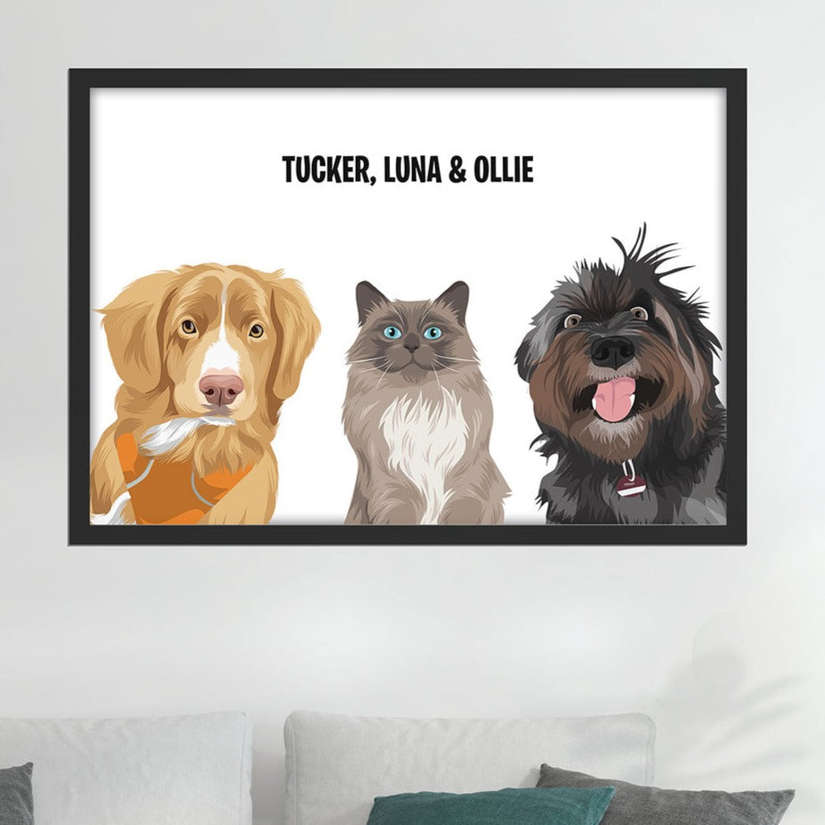 Illustratief Huisdierportret
